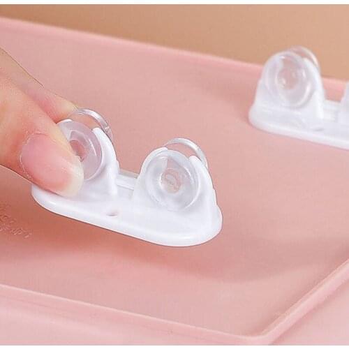 4pcs Adhesive Pulley Storage Box Furniture Casters Trash Can Self-Adhesive Caster Wheel Home Silent No Scratches Box Wheels