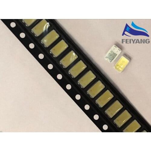 500pcs For LG LED LCD Backlight TV Application Middle Power LED LED Backlight 1W 6V 5630 Cool white LED LCD TV Backlight