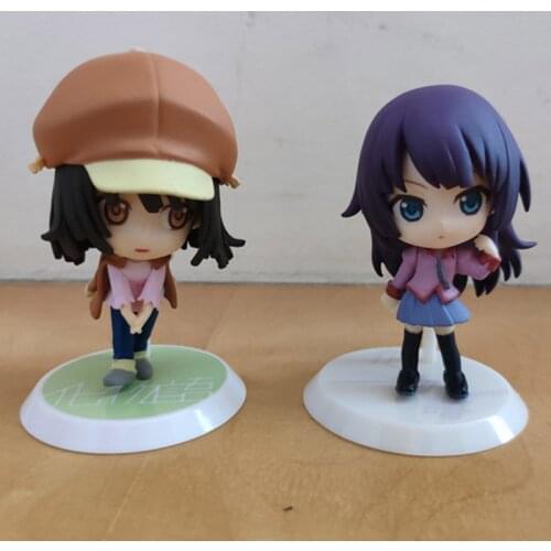 Animation Story Series Toy Figures 6cm Sengoku Nadeko PVC Model Toy Genuine Boxed Collection Ornaments
