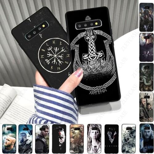 Ragnar Lothbrok Vikings Series Phone Cover For samsung s10 s20fe s9 s30 s20ultra s21plus note8 note9 note10plus note20ultra Case