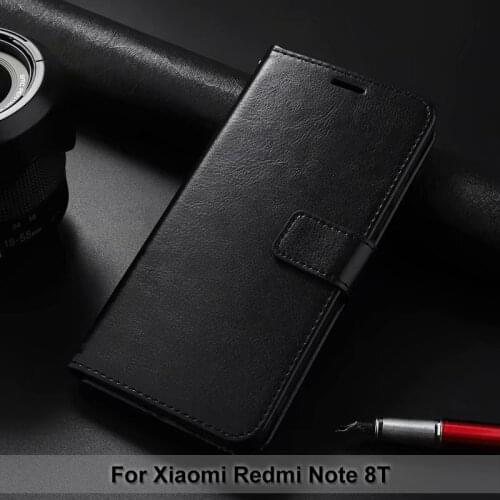 For Xiaomi Redmi Note 8T Flip Wallet PU Leather Case