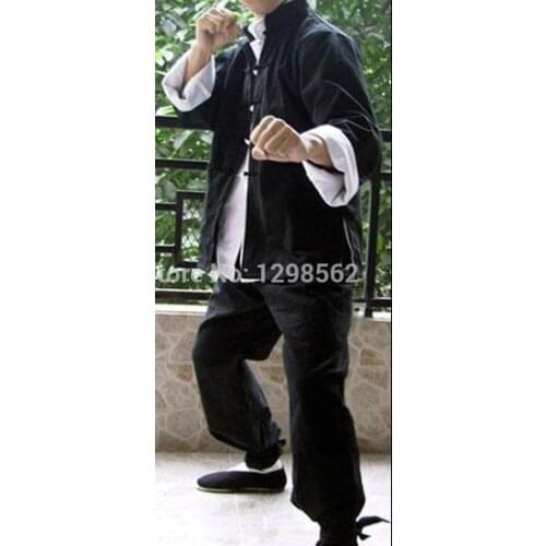 Cotton wing chun clothes kung fu clothing Tang suits martial arts uniform high quality 3pcs/set