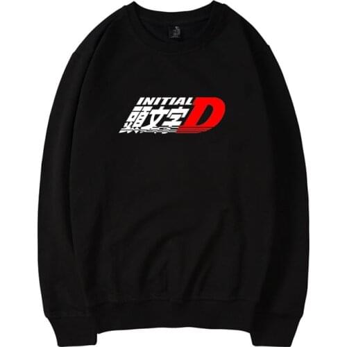 INITIAL D oversized hoodies sweatshirts men women crewneck pullover hoodie sweatshirt AE86 hip hop tracksuit moletom masculino