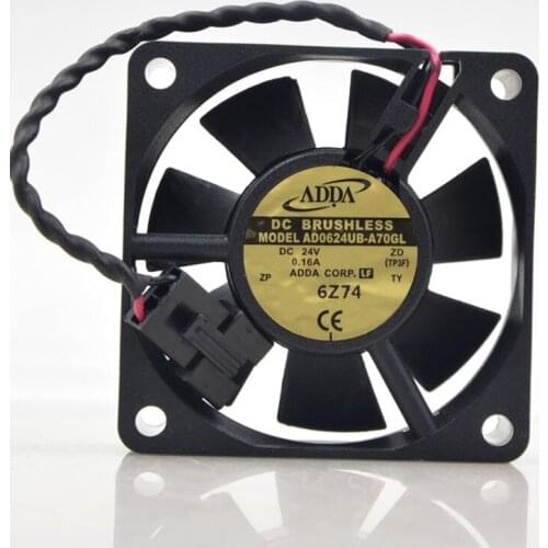 AD0624UB-A70GL 24V 0.16A 6cm 6025 inverter fan 6 Month Warranty