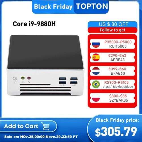 11th Gen Intel Mini PC Box Core i9 10880H i7 1165G7 M.2 NVMe Computer Gamer Windows PC For Office Student AC WiFi 2xLan 6xUSB3.0