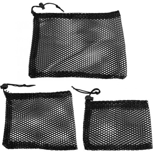 Multifunction Durable Golf Ball Bag Nylon Mesh Drawstring Pouch Golf Balls Holder Storage Net Bag Golf Accessory