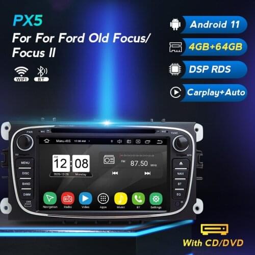 Multimedia Car GPS Navigation DVD Radio Player For Ford Old Focus 2 Transit Mondeo C-Max S-Max 2006 2007 2008 2009 2010 2011