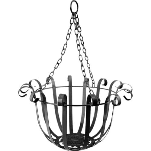 European Style Wall Hanging Flower Pot Support Bracket Hook Iron Hanger Plants Holder Balcony Home Decor