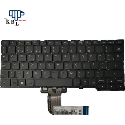 New For Lenovo Yoga2 11 Latin Language Black Laptop Keyboard FRU25214443 9Z.N9ZST.A0S