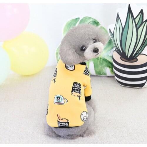Pet clothes thickened legs sweater Teddy dog warm clothes small and medium-sized dog clothes new dress