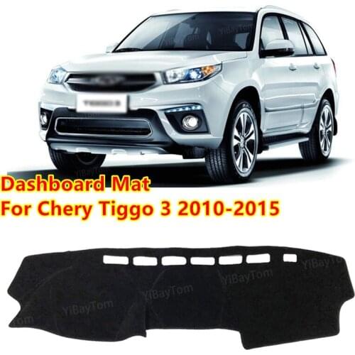 For Chery Tiggo 3 2010-2015 Anti-Slip Mat Sunshade Dashmat Protect Carpet Dashboard Cover Pad Accessories