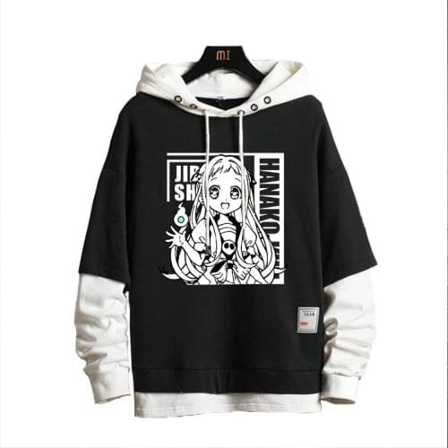 Hoodie Japanese Anime Pullover Sweatshirt Long Sleeve for Men Women