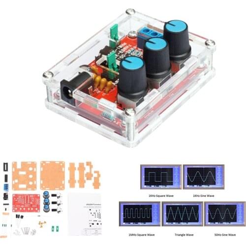 XR2206 High Precision Signal Generator 1HZ-1MHZ DIY Kit Output Signal Generator Adjustable Frequency Amplitude