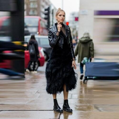 England Style Tulle Skirt Black Underskirt High Street Tutu Skirts Womens Vintage Petticoat lange rok jupes falda 2021 Spring