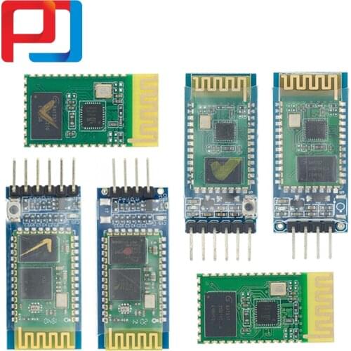 100PCS HC-05 HC-06 Master-Slave 6Pin/4Pin PULAR Anti-Reverse Integrated Bluetooth Serial Through Module Wireless for Arduino