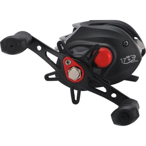 17+1BB High Speed 7.2:1 Fishing Bait Casting Reel Braking Force 8KG with Right Left Hand Optional Baitcasting Fishing Reels