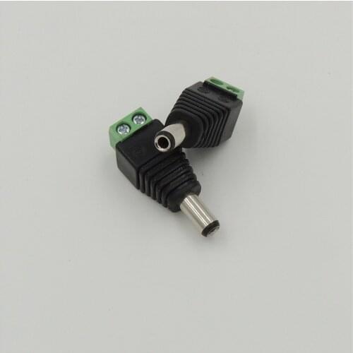 20pcs High quality 5.5mm x 2.5mm male CCTV LED DC Power Plug Jack Adapter