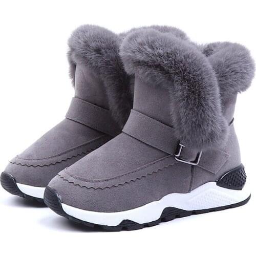 2020 New Winter Snow Boots For Kids Short Boots And Velvet Medium And Big ChildrenS Cotton Shoes To Keep Warm Boots For Kids