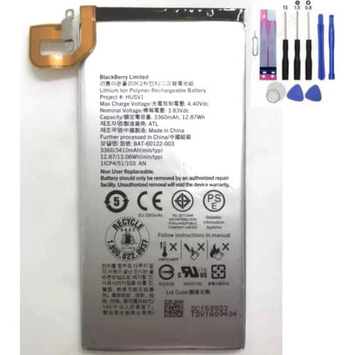 Original 3360mah 12.87wh 3.83v battery for BlackBerry Priv STV100-1/2/3 HUSV1 BAT-60122-003 Smartphone batteries+tools