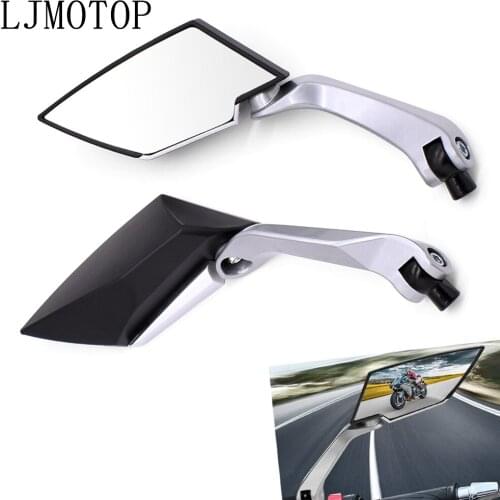 1 Pair Motorcycle RearView Mirror Handlebar Side Mirrors 8 10mm For Honda cbr 600 rr 1000rr 1100xx 1100 xx 929 VTX1300 vtx 1300