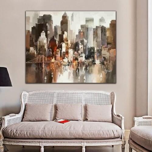 DIY colorings pictures by numbers with marine city picture drawing Relief painting by numbers framed Home