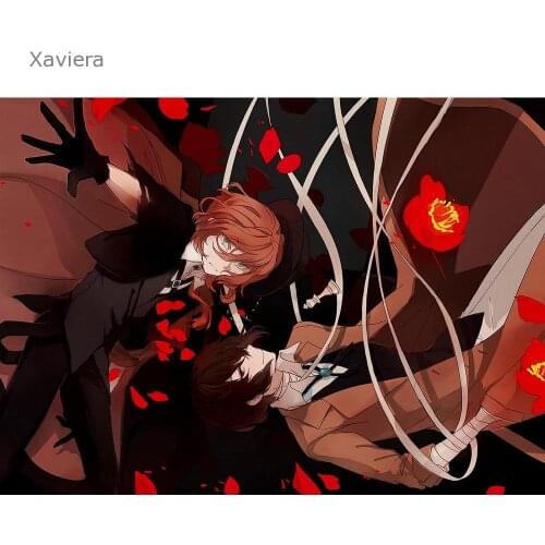 Anime Character 5D DIY Diamond Painting Bungou Stray Dogs Full Square Diamond Cross Stitch Kit Home Decoration Handmade Products