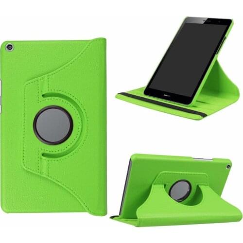 360 Degree Rotating Litchi Stand Leather Cover Case For Huawei MediaPad T3 8.0 KOB-L09 KOB-W09 Tablet Case Honor Play Pad 2 8