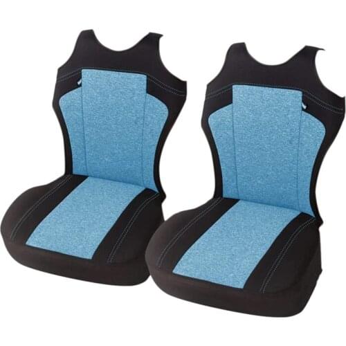 Set Of 2 Universal Car Seat Covers - for Most Vehicles, Car, Truck - T-Shirt Style