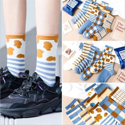 New Spring and Summer Sports Socks Womens Tube Socks Japanese High Elastic Ins Breathable Cute Trend Stockings Cotton Socks