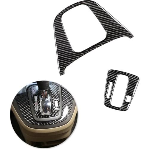 For Honda CRV 2007 2008 2009 2010 2011 Car Interior Center Control Gear Shift Panel Frame Carbon Fiber Cover Decor