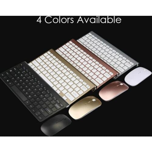 Portable Wireless Keyboard Russian Mouse Set for Mac Notebook Laptop TV Box 2.4Ghz Mini Keyboard Office for IOS Android
