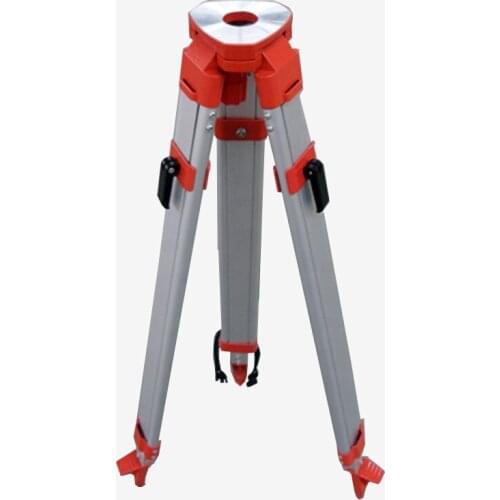 Light duty telescopic aluminum surveying tripod