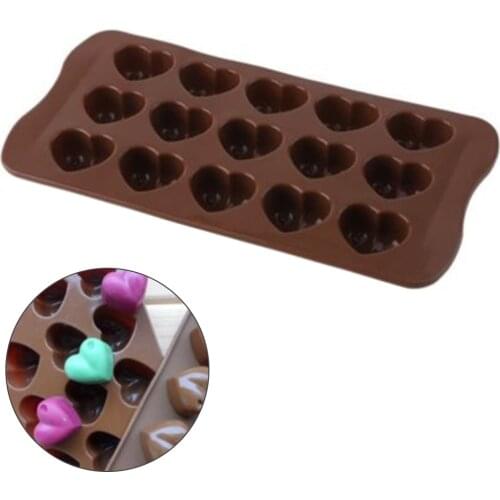 15 Grids Silicone Baking Mold Cute Chocolate Fondant Cake Baking Mould Non Stick Mould Cake For Kitchen Supplies