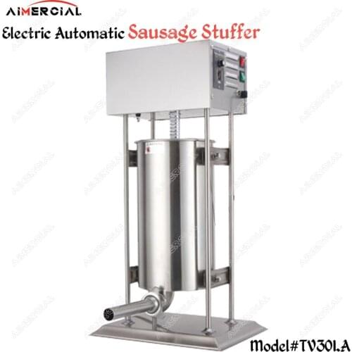 TV30LA electric Sausage Stuffer S.steel Sausage filler commercial Sausage maker automatic Sausage filling making machine