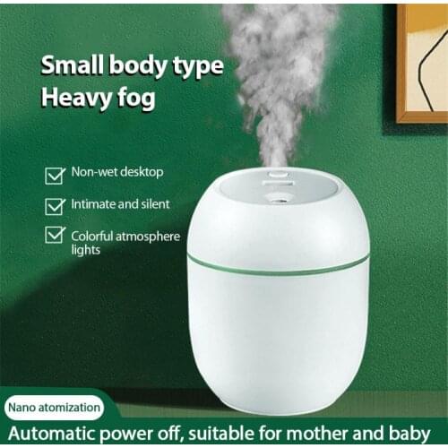 1pcs Mini Air Humidifier 250ML Humidify Cup Home Car USB Fogger Mist Maker With LED Night Lamp Humidifier Car Accessories