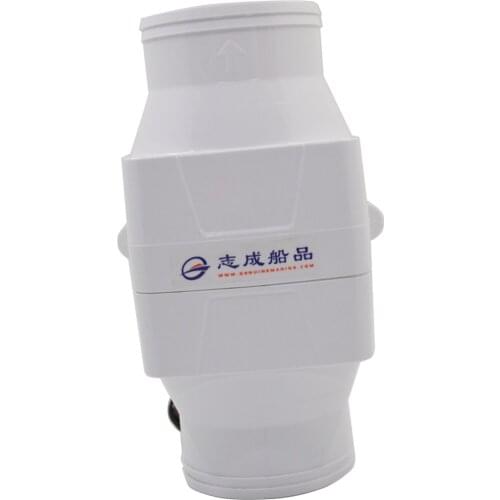 12V 3''/78mm In-Line Marine Bilge Air Blower Fan 130 CFM For Boats