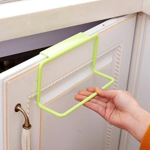 3Pcs Kitchen Organizer Towel Rack Hanging Holder Bathroom Cabinet Cupboard Door Back Hanger Shelf Kitchen Supplies Accessories