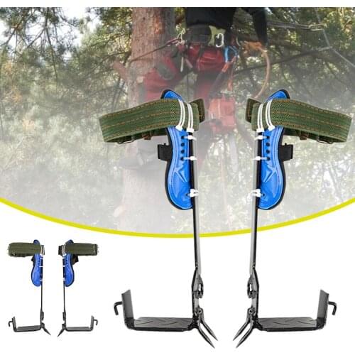 Plant Tree Climbing Gears Tree Climbing Spike Set Adjustable Lanyard Rope Rescue Belt Set Outdoor Trees Climbing Accessories