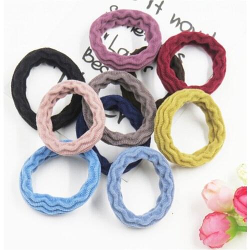 1PCS Simple Wave Elastic Hair Bands For Women Creative Headband Scrunchy Kids Turban Hair Accessories For Girls 2019 Hot
