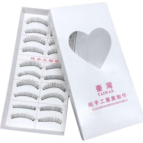 10Pairs/Set Handmade Training Full Lashes False Eyelashes For Beginners Teaching Lashes Eye Extension Tools Practice