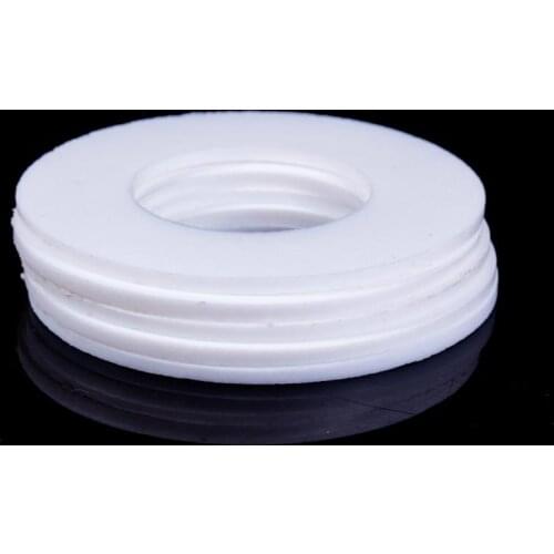 19x12x2mm PTFE Food Grade Flat Washer Gaskets Spacer Insulation Sealing Ring Strip
