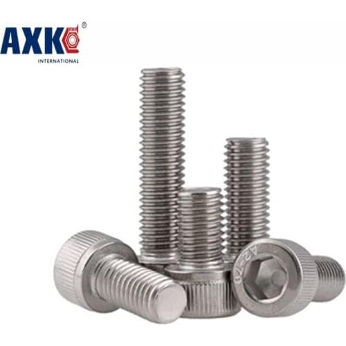 2021 Time-limited Hot Sale Bolt Fastener Round 100pcs/lot Din912 M3x20 Stainless Steel A2 Hex Socket Head Cap Screw