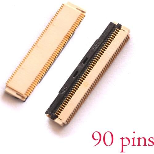 2x LCD display screen FPC Connector plug logic on motherboard board For Samsung tab 90 pins 90pin