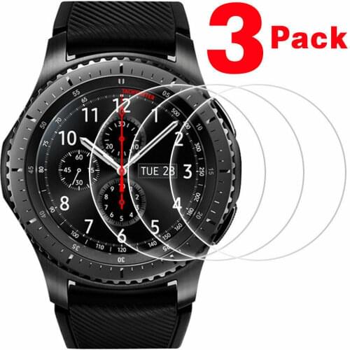3Pack for Samsung Gear S2 S3 Classic Frontier 9H Tempered Glass Screen Protectors Anti Scrach Explosion Proof Glass Film