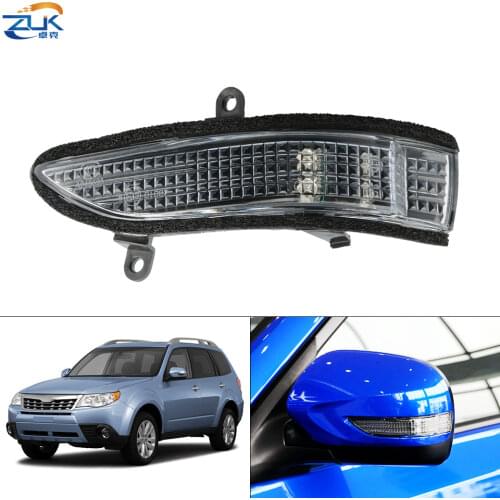 ZUK Exterior Rearview Mirror Turn Signal LED Repeater Lamp For Subaru Forester Outback Legacy Tribeca 84401-AG053 84401-AG043
