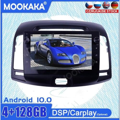 Android10 Touch Screen For Hyundai Elantra 2008-2010 Car GPS IPS Car Multimedia Tesla Player Head Unit Audio Radio Navigtion