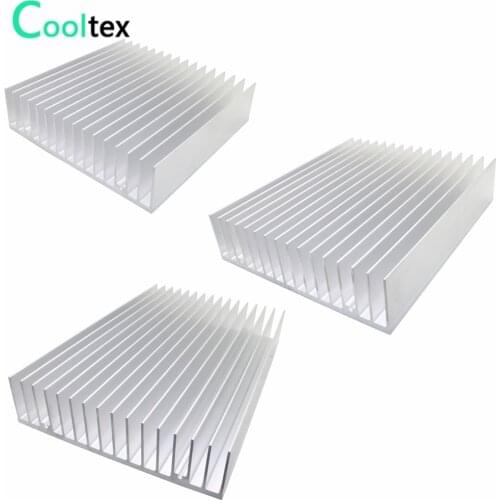 Large Aluminum Heatsink Radiator Heat Sink Cooler Cooling for LED Electronic Chip LCD Integrated Circuit Heat Dissipation