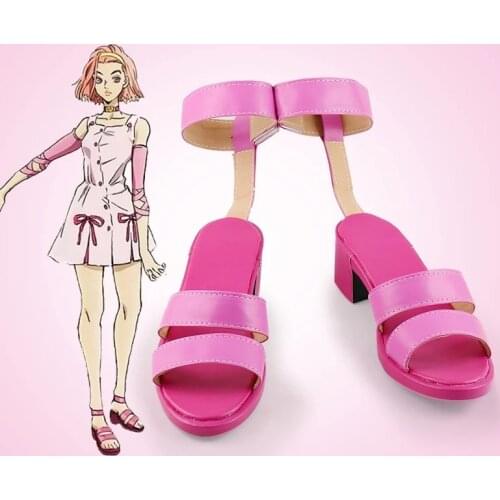 Anime JoJos Bizarre Adventure Sugimoto Reimi Cosplay Shoes Boots Halloween Cosplay Costume Accessories for Halloween Carnival P