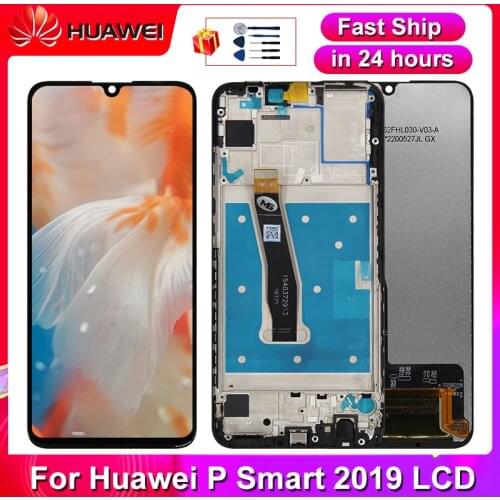 6.21" For Huawei P Smart 2019 LCD POT-LX1 L21 Display Screen POT-LX3 LCD Touch Digitizer Assembly Parts P Smart 2019 Display