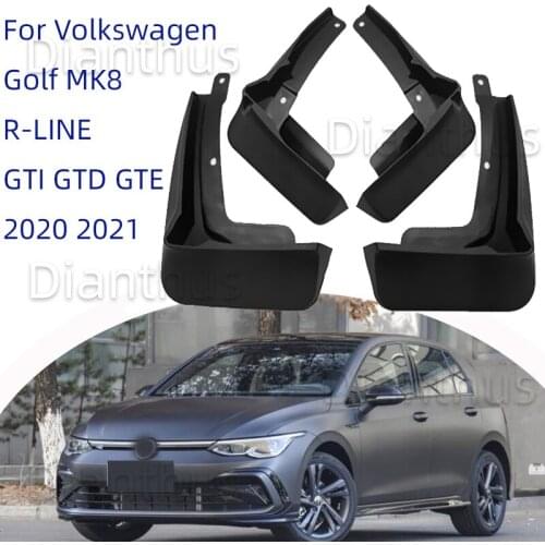 For Volkswagen VW Golf MK8 R-LINE GTI GTD GTE 2020 2021 Car Mudguard Anti-splash Anti-Fouling Front Rear Fender Accessories